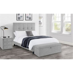 Ashfield Premium Dove Grey Fabric Blanket Box - thumbnail 3