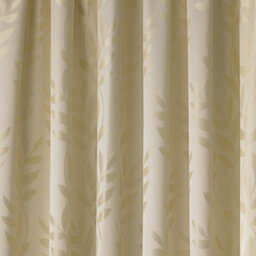 Luxury Living Tivoli Pencil Pleat Taped Top Curtains Cream - thumbnail 2
