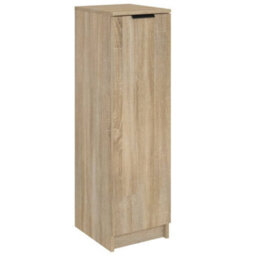 Walplus Shoe Cabinet Sonoma Oak 30X35X100 Cm Engineered Wood - thumbnail 2