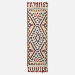 Homescapes Goa Multi Colour Kilim Runner Wool Rug 66 X 200 Cm - thumbnail 2