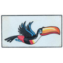 AB Tools Guinness Flying Toucan Road Sign Logo Brewery Dublin Cast Iron Plaque Pub Bar - thumbnail 1