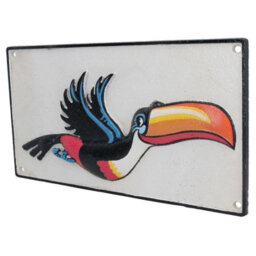 AB Tools Guinness Flying Toucan Road Sign Logo Brewery Dublin Cast Iron Plaque Pub Bar - thumbnail 2