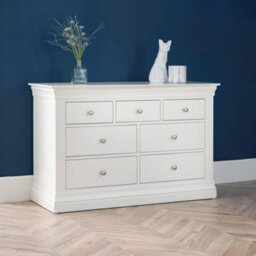 Oakham Premium Ardena 4 + 3 Drawer Chest - White - thumbnail 3
