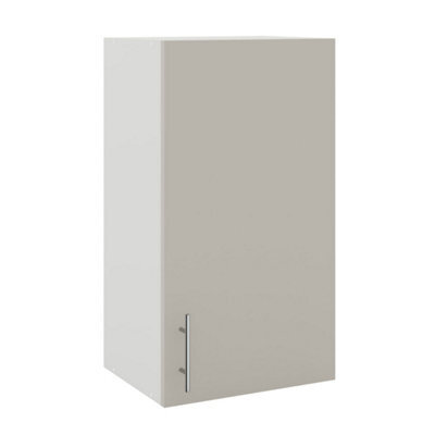 Jd Greta Kitchen Wall Unit 400mm Storage Cabinet With Doors And Shelf 40Cm - Cashmere Matt - image 1