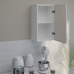 Jd Greta Kitchen Wall Unit 400mm Storage Cabinet With Doors And Shelf 40Cm - Cashmere Matt - thumbnail 3