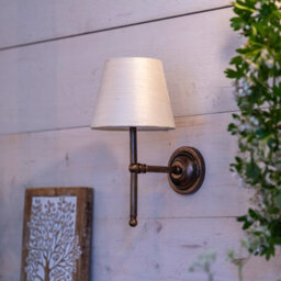 Finberry Fabric Shade Lupin Wall Light - thumbnail 2