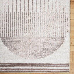 Livabliss Fossay Shaggy-Washable Beige Brown Green Grey Global High Pile Living Bedroom Rug 140 X 200 Cm Easy Care, Non Shedding - thumbnail 7