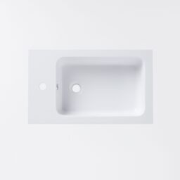 GoodHome Ladoga White Freestanding Vanity Unit & Basin Set (W)600mm (H)810mm - thumbnail 4
