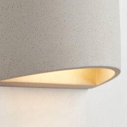 Harper Living Concrete Art Deco Medium Plaster Indoor Wall Light (12 X 20 X 8.5Cm) - thumbnail 2