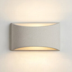 Harper Living Concrete Art Deco Medium Plaster Indoor Wall Light (12 X 20 X 8.5Cm) - thumbnail 1