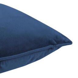 GoodHome Valgreta Deep Navy Square Velvet Effect Indoor Cushion, (L)43Cm X (W)43Cm - thumbnail 3