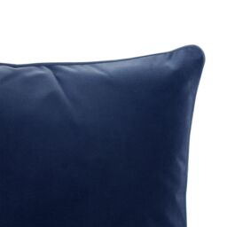 GoodHome Valgreta Deep Navy Square Velvet Effect Indoor Cushion, (L)43Cm X (W)43Cm - thumbnail 2
