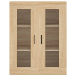 Berkfield Elegant Wall Mounted Cabinet Sonoma Oak 69.5X34X90 Cm - thumbnail 7
