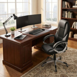 Executive Office Chair With High Back,ergonomic, Black - thumbnail 6