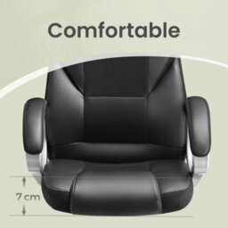 Executive Office Chair With High Back,ergonomic, Black - thumbnail 3