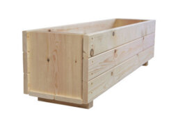 Ruddings Wood Wooden Large Garden Planter Trough Flower Boxes Fully Assembled 900mm Wide - thumbnail 3