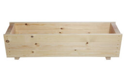 Ruddings Wood Wooden Large Garden Planter Trough Flower Boxes Fully Assembled 900mm Wide - thumbnail 4