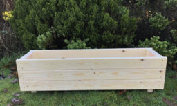 Ruddings Wood Wooden Large Garden Planter Trough Flower Boxes Fully Assembled 900mm Wide - thumbnail 2