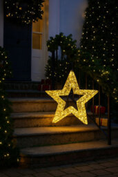 Marco Paul Luxury Led Double Star Christmas Decoration - Gold - thumbnail 8