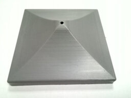 Fence Post Protection Caps - Grey -Pack Of 20- Fits 75 X 75mm Wooden Posts (3 X 3) - thumbnail 1