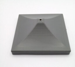 Fence Post Protection Caps - Grey -Pack Of 20- Fits 75 X 75mm Wooden Posts (3 X 3) - thumbnail 2