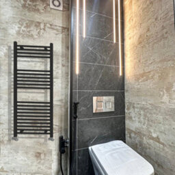 ARKO BATHROOM Arko Towel Radiator, Heated Towel Rails,wall Mounted Ladder Radiators 500X1200mm ,black - thumbnail 6
