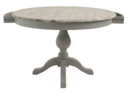 Statement Furniture Florence Large Dove Grey Pedestal Round Dining Table 120Cm - thumbnail 2