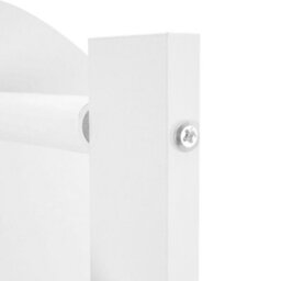 Living And Home Warm White Arched 360-Degree Rotating Full-Length Mirror, 40Cm Dia X 168Cm H - thumbnail 5