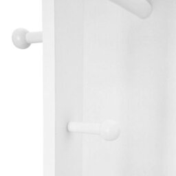 Living And Home Warm White Arched 360-Degree Rotating Full-Length Mirror, 40Cm Dia X 168Cm H - thumbnail 4
