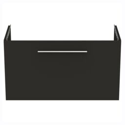 Ideal Standard I.life S Compact Matt Carbon Grey Wood Effect Wall-Mounted Bathroom Vanity Unit (H) 440mm (W) 800mm - thumbnail 2