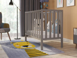 Love For Sleep Paris Space Saver Cot 100X50Cm With Microfiber Quilted Mattress - thumbnail 3