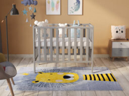 Love For Sleep Paris Space Saver Cot 100X50Cm With Microfiber Quilted Mattress - thumbnail 1