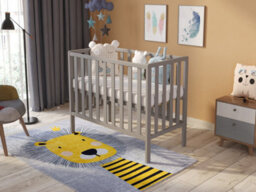 Love For Sleep Paris Space Saver Cot 100X50Cm With Microfiber Quilted Mattress - thumbnail 2