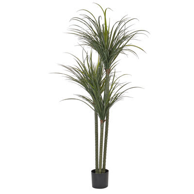 Beliani Artificial Plant Dracaena Anita 198 Cm Green - image 1