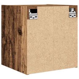 Berkfield Wall-Mounted Bedside Cabinet Old Wood 38X34X40 Cm - thumbnail 8