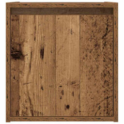 Berkfield Wall-Mounted Bedside Cabinet Old Wood 38X34X40 Cm - thumbnail 6