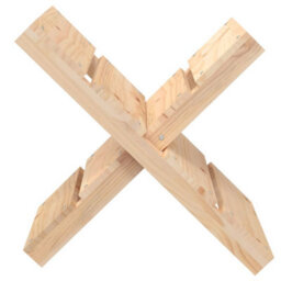 Berkfield Log Holder 47X39.5X48 Cm Solid Wood Pine - thumbnail 5