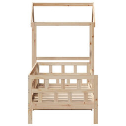 Berkfield Day Bed With Roof Without Mattress 80X200 Cm Solid Wood - thumbnail 7