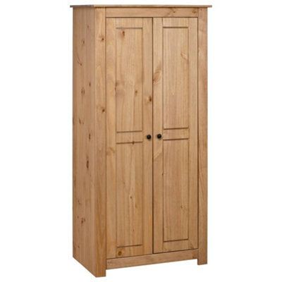 Vidaxl Wardrobe 80X50X171.5 Cm Solid Pine Panama Range - image 1