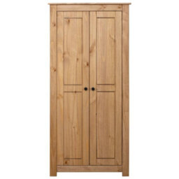Vidaxl Wardrobe 80X50X171.5 Cm Solid Pine Panama Range - thumbnail 2