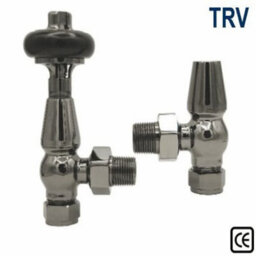 York Thermostatic Radiator Valves - Black Nickel - thumbnail 1