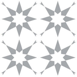 Stencil It Stellar Reusable Tile Stencil For Walls, Floors, Patio And Furniture 60Cm(L) 60Cm(W) - thumbnail 1