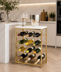 Spot On Dealz 4 Tier Wooden Wine Racks Free Standing Bottle Rack Table Stand - thumbnail 4