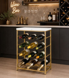 Spot On Dealz 4 Tier Wooden Wine Racks Free Standing Bottle Rack Table Stand - thumbnail 5