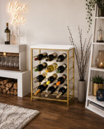 Spot On Dealz 4 Tier Wooden Wine Racks Free Standing Bottle Rack Table Stand - thumbnail 6