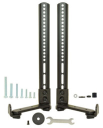 AV:Link Soundbar Bracket, Universal Versatile Mount For Mounting Above Or Below Tv, Max Vesa 600 X 400, For 15Kg Sound Bar Or Speaker - thumbnail 1