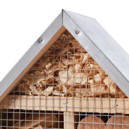 Insect Wooden Hotel Metal Roof Nesting Home Bee Keeping Bug Garden Ladybird Box B 23X7X40Cm - thumbnail 4