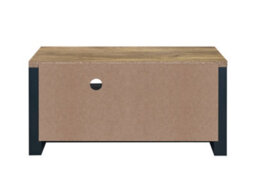 Birlea Highgate Small Tv Unit Navy Blue & Oak - thumbnail 5