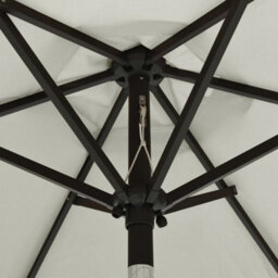 Berkfield Parasol With Led Lights Sand 200X211 Cm Aluminium - thumbnail 5