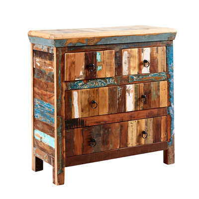Buttercup Farm Coastal 4 Drawer Chest - Wood - L40 X W90 X H90 Cm - image 1